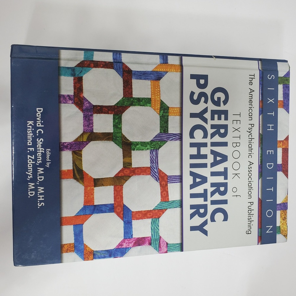 APA Textbook of Geriatric Psychiatry 6th Ed Hardcover Good Medical Book